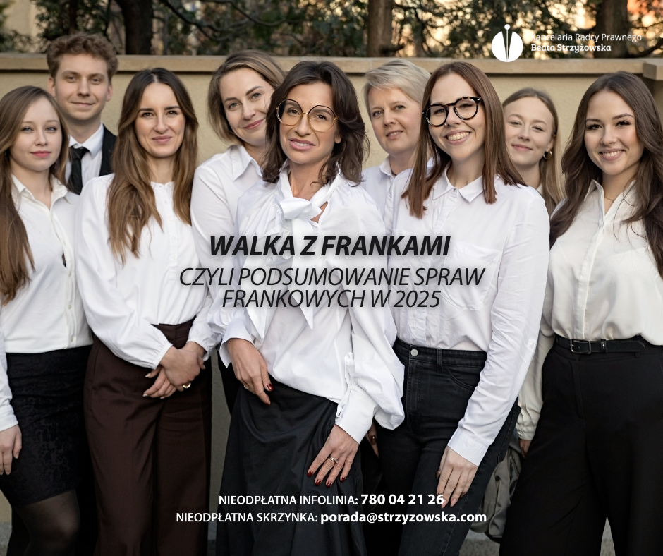 PODSUMOWANIE ROKU 2025 W SPRAWACH FRANKOWYCH 